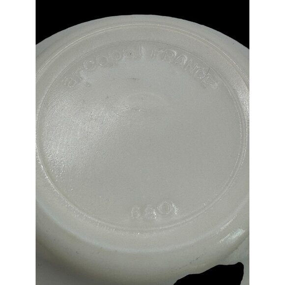 Arcopal France  039 Ceramic Bowl With Blue Pattern 5 Inches Diameter 3 Inches He - Picture 6 of 9